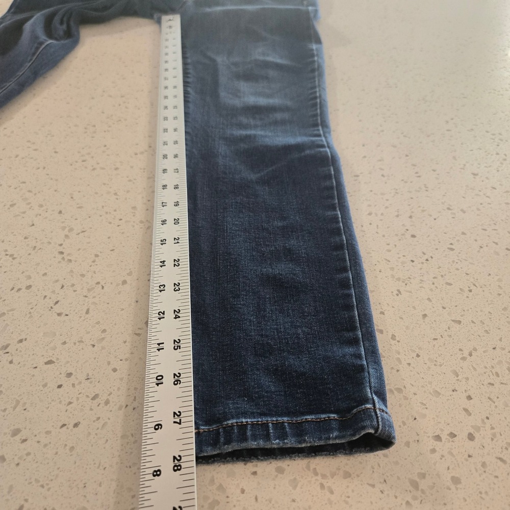 Buffalo Jeans Womens 6 28 Mollie High Rise Stretch Skinny Dark Indigo Blue Denim - Picture 7 of 7